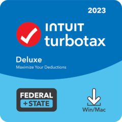 [Old Version] TurboTax - Deluxe 2023 Federal + E-file & State - Mac OS, Windows [Digital]