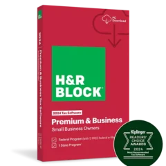 H&R Block Tax Software Premium & Business 2024 [Download]