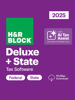 H&R Block Deluxe + State Software