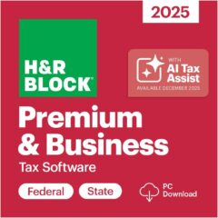 H&R Block Premium & Business 2025 (Windows Digital Download)