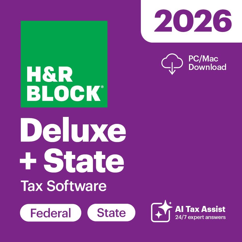 H&R Block Deluxe + State Software